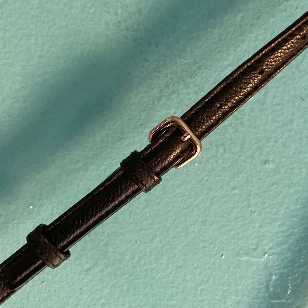 Kate Spade Melisse Black Leather Crossbody Bag 9” X 10” Zipper Top